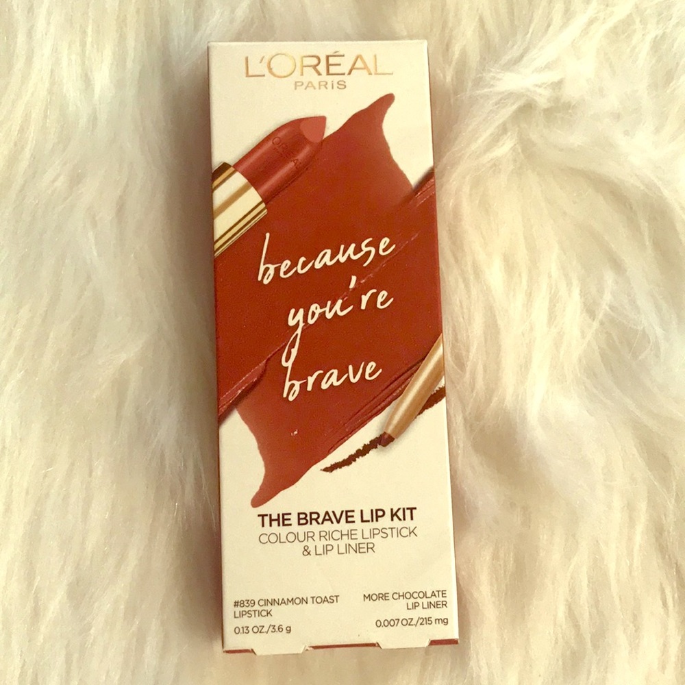 L’Oréal The Brave Lip Kit/ Limited Edition